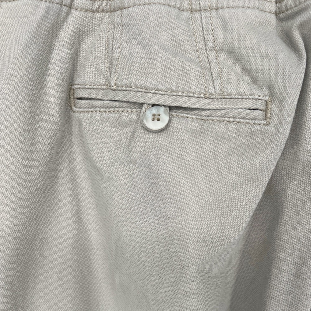 L.L. Bean Twill Cargo Pants Women's 16 Petite Beige Khaki Hiking‎ Outdoor - Picture 5 of 9